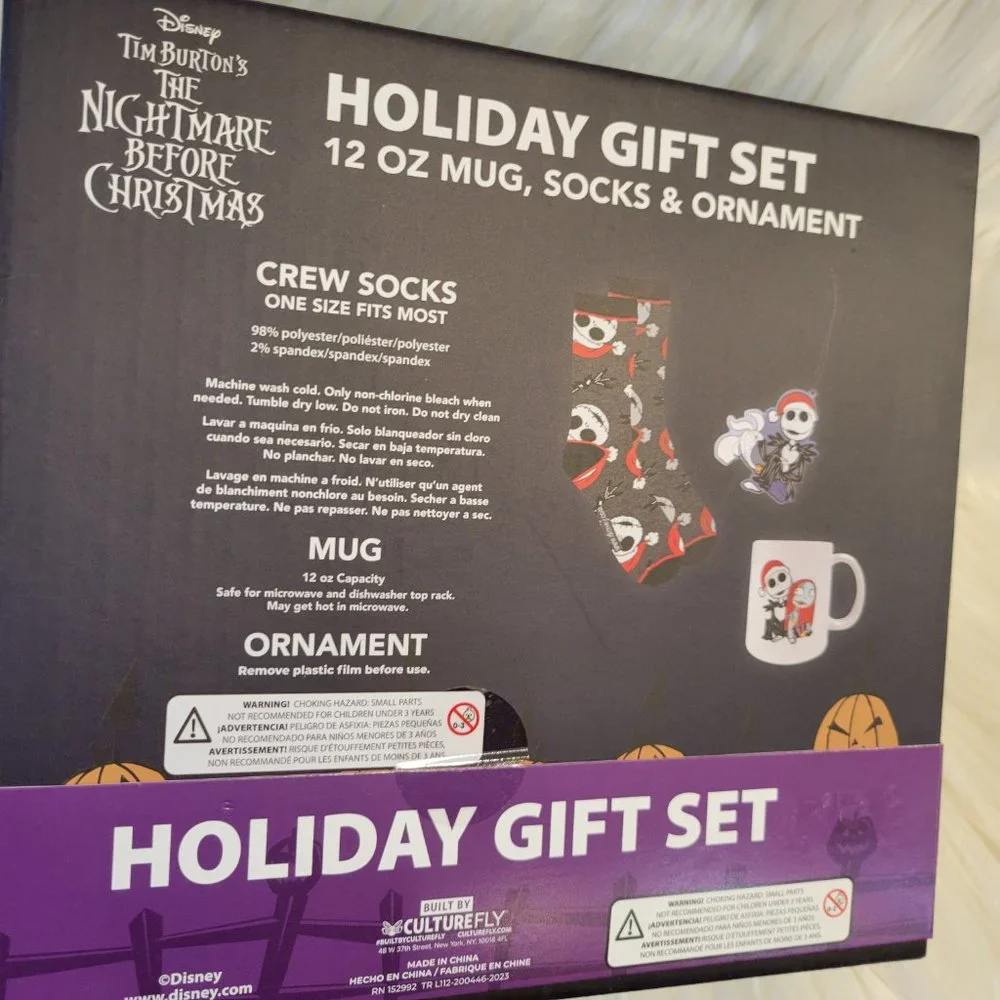 Disney The Nightmare Before Christmas Holiday Gift Set